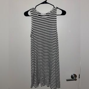 Black and white striped sundress, Socialite brand, size medium